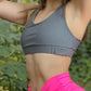 Top deportivo gris jaspeado